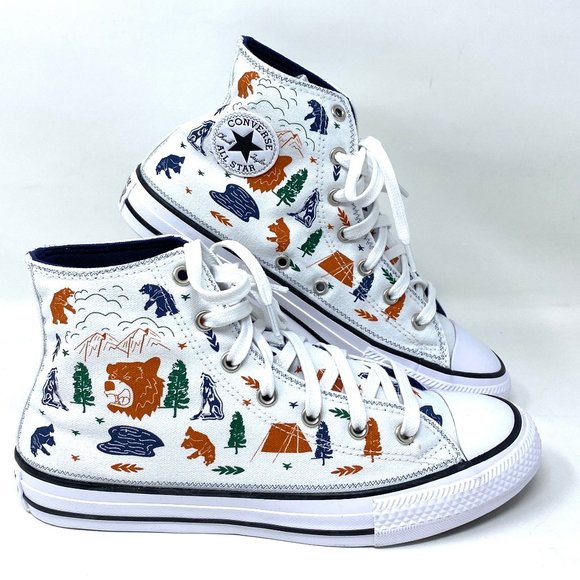 Converse Shoes - Converse Womens Size 672439F Chuck Taylor All Star White Canvas High Top Sneaker